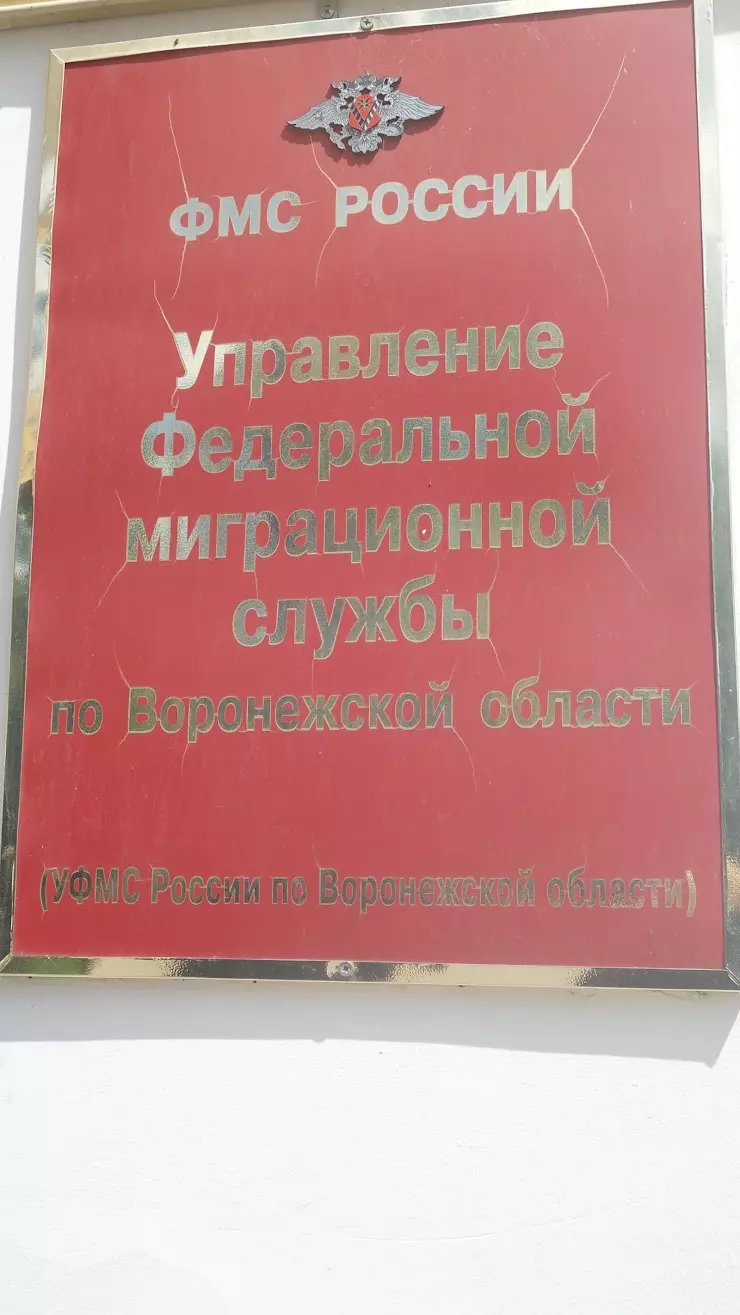 УФМС, Управление Федеральной миграционной службы России по Воронежской  области в Воронеже, ул. Володарского, 64 - фото, отзывы 2024, рейтинг,  телефон и адрес