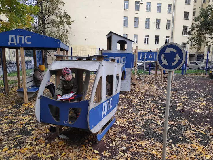 Детская площадка в стиле полиции в Санкт-Петербурге, Малый пр. П.С. - фото,  отзывы, рейтинг, телефон и адрес