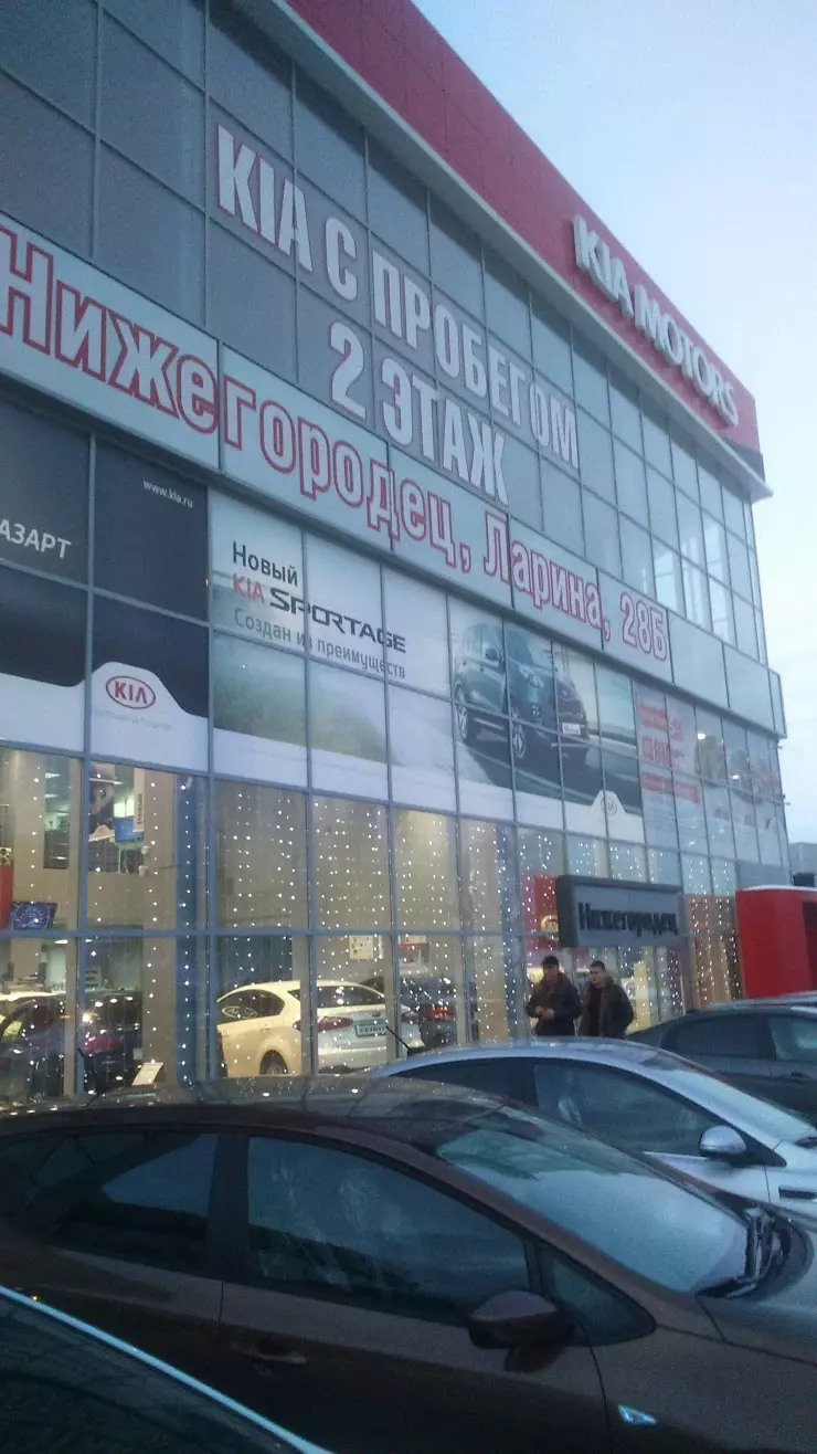 Автосалон Kia Нижегородец в Нижнем Новгороде, ул. Ларина, 28Б - фото,  отзывы 2024, рейтинг, телефон и адрес