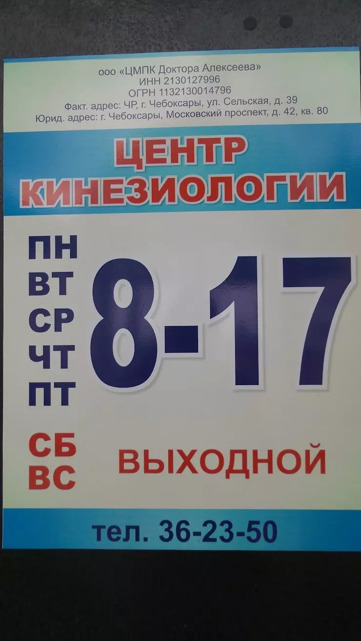 Центр кинезиологии в Чебоксарах, ул. Сельская, 39 - фото, отзывы 2024,  рейтинг, телефон и адрес