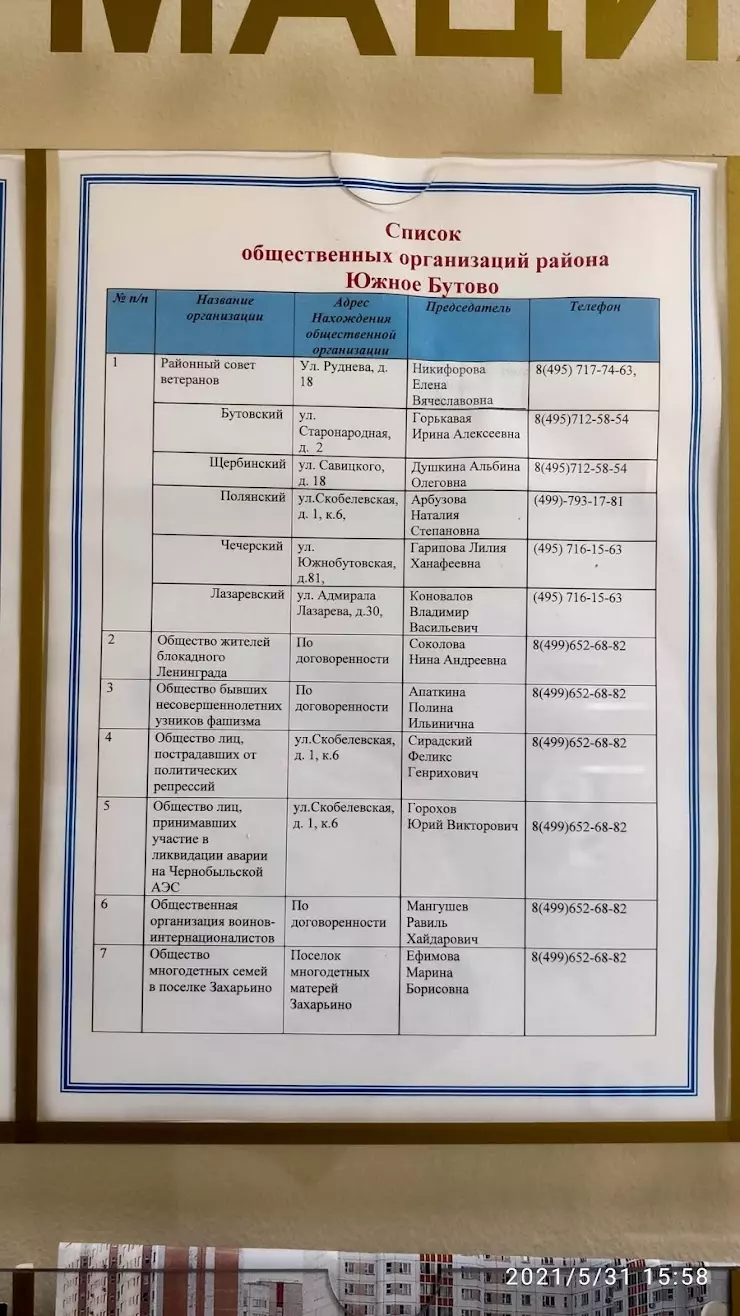 Управа района Южное Бутово в Москве, аллея Витте, д.5 - фото, отзывы 2024,  рейтинг, телефон и адрес