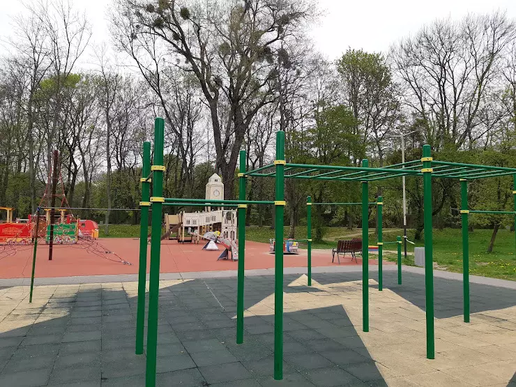 Детская и спортивная Workout площадка в парке Южный в Калининграде - фото,  отзывы 2023, рейтинг, телефон и адрес